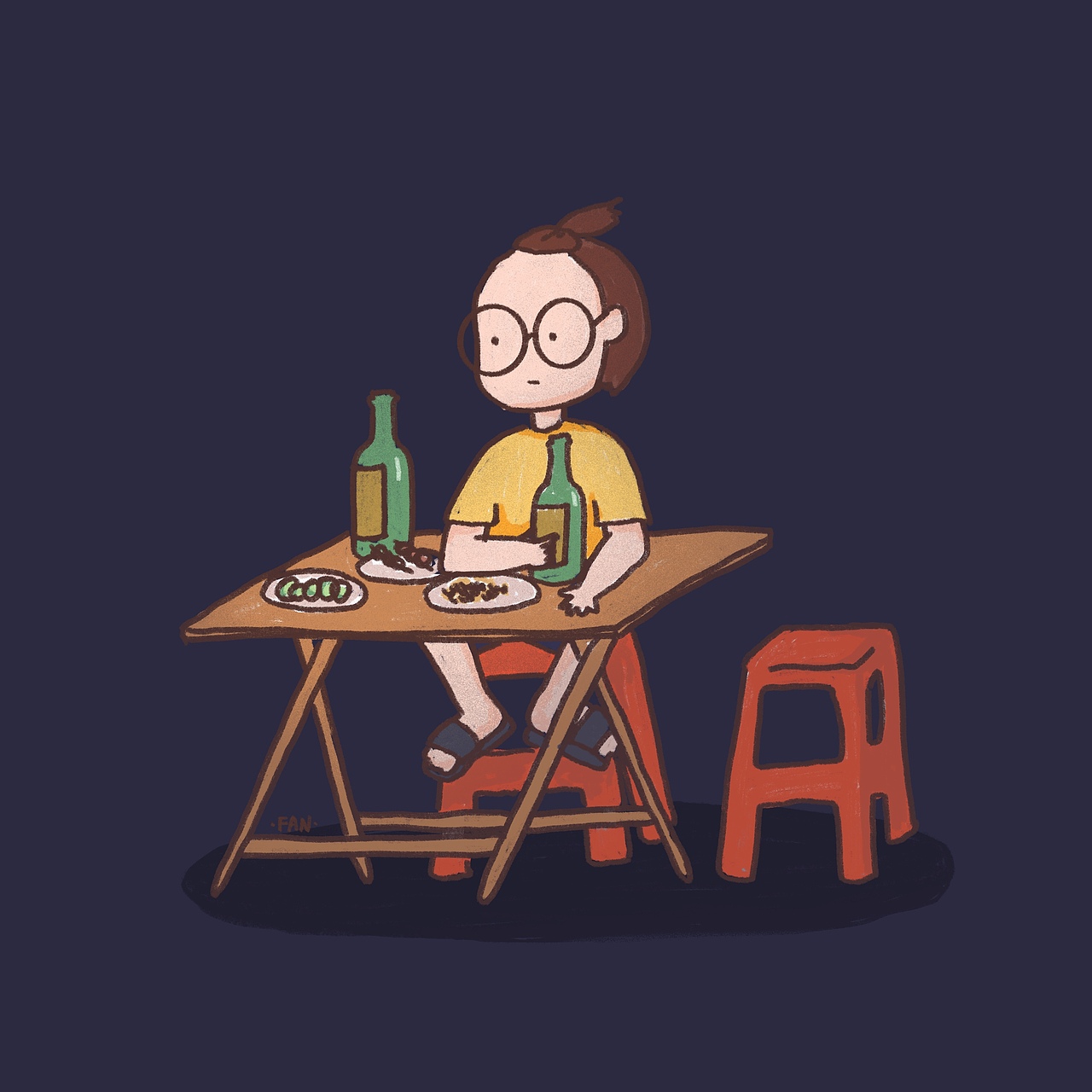 有时候会突然觉得很孤单