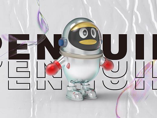 企鹅c4d练习（个人主页-ZNTgwODMwODg=） - 人物/生物 - 站酷设计师好奇不宝宝原创素材 - 站酷ZCOOL