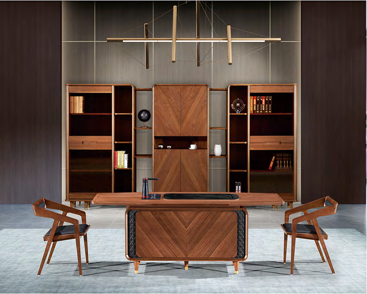 实木现代办公家具