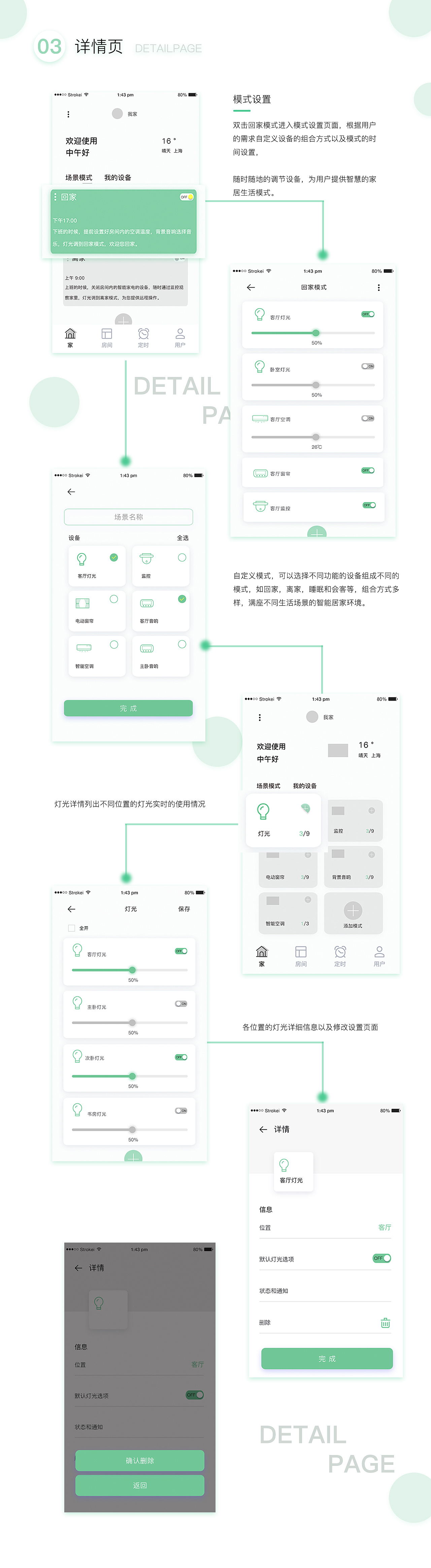 智慧家APP/全屋智能化APP（图ZMTM1NzQwODE2） - 其他UI - 站酷设计师妖妖小喵原创素材 - 站酷ZCOOL