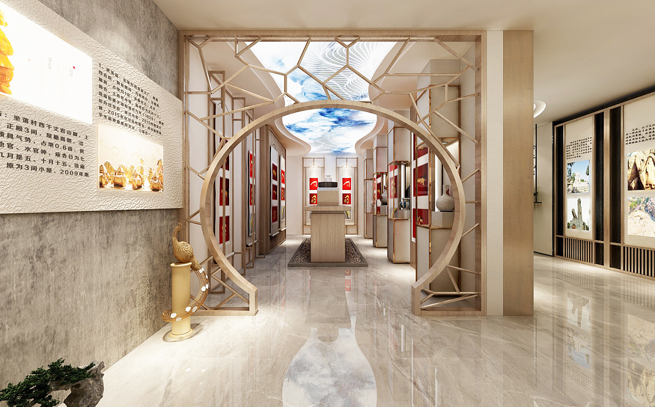 文史馆二3d效果图设计