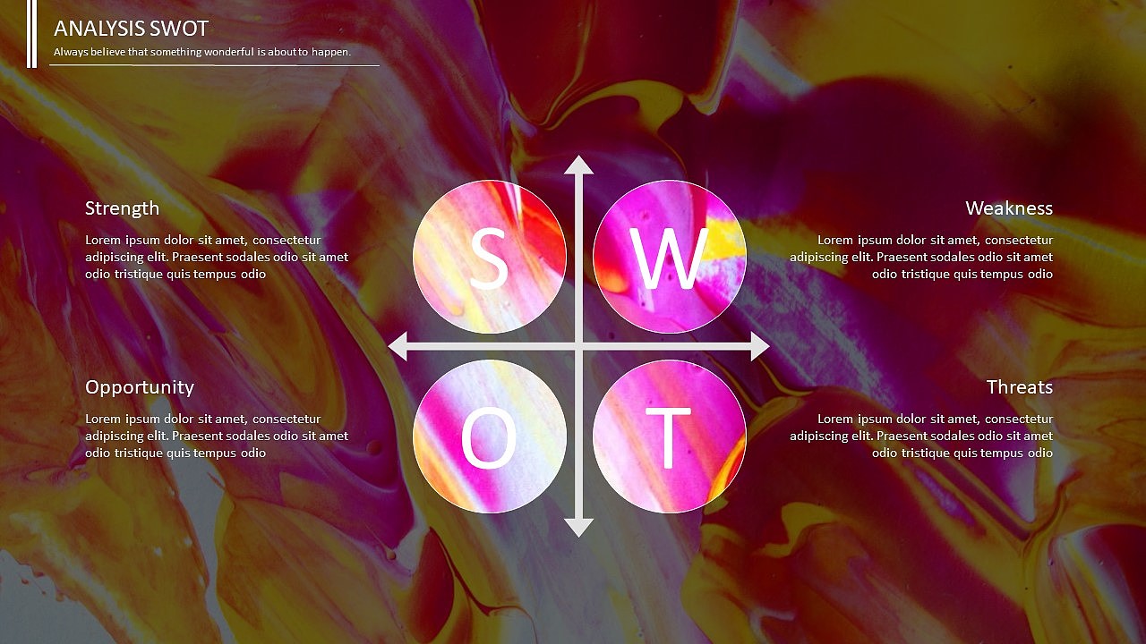 油画质感商务风格PPT模版