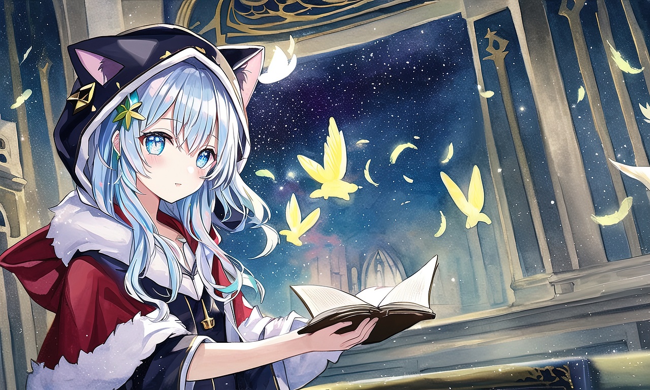 【喵酱AI绘图】魔法书院的管理员