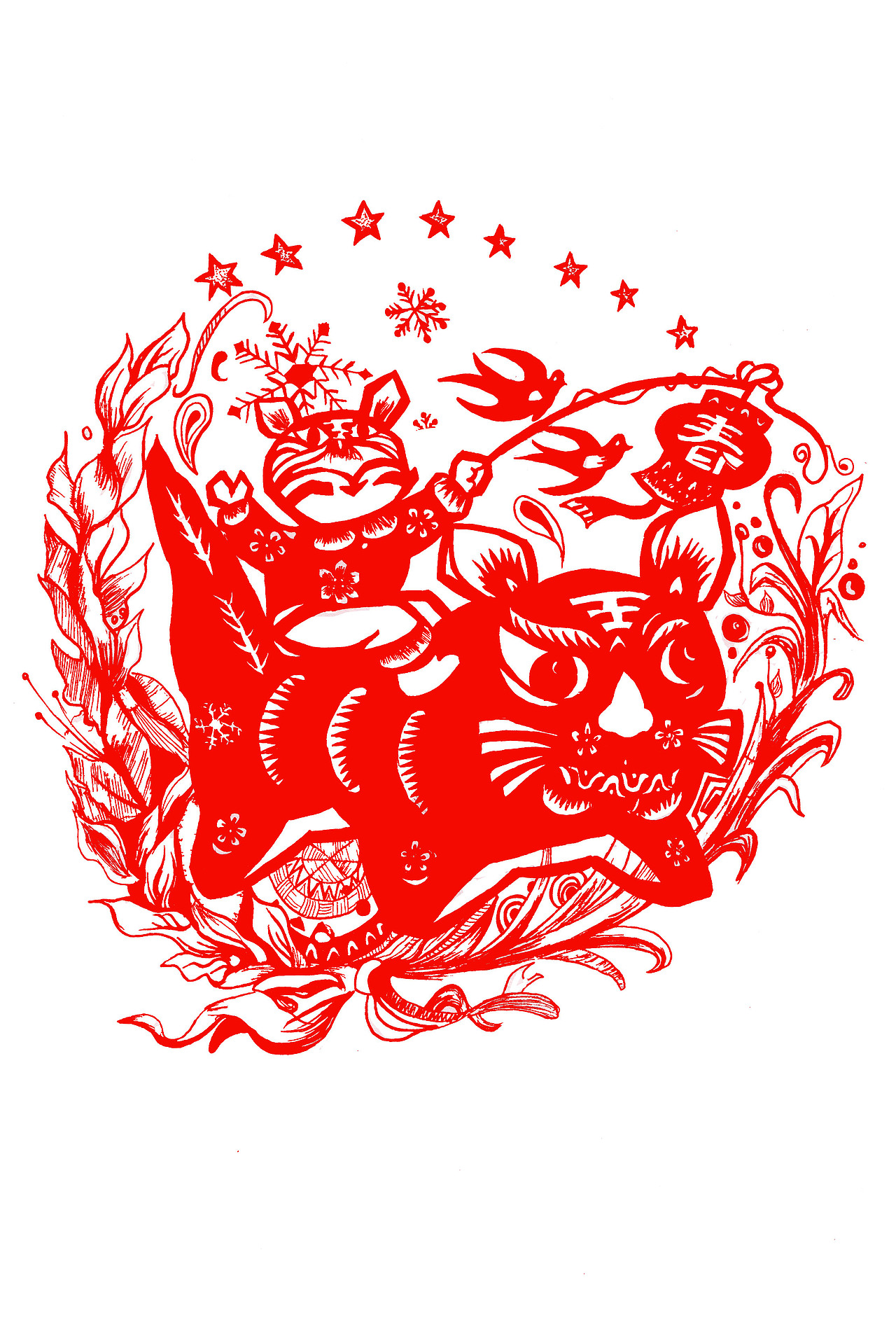 《风情万种》——插画创作（图ZMTQ1OTgzNDI0） - 艺术插画 - 站酷设计师LqSheila原创素材 - 站酷ZCOOL