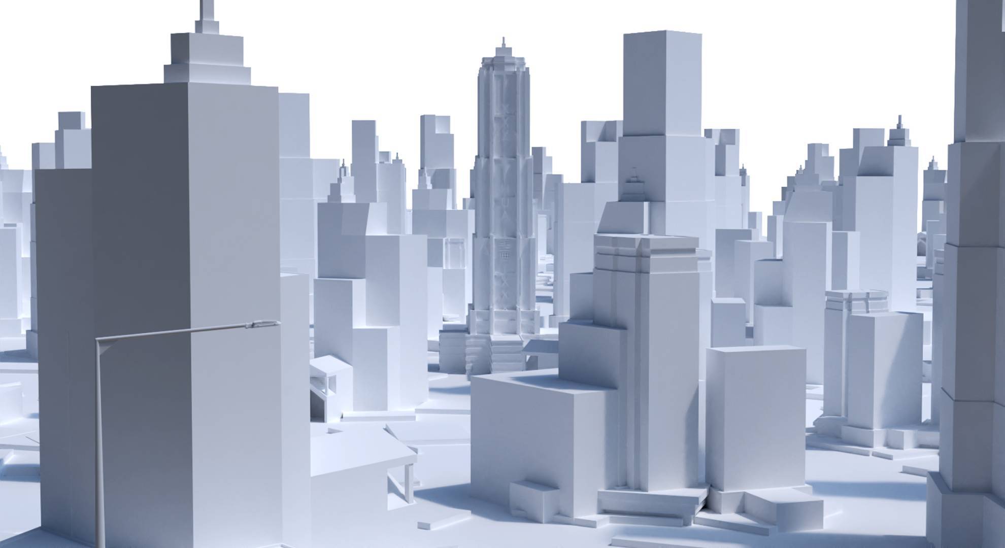 redshift的城市赛博朋克场景|三维|建筑/空间|bihua_jiu - 原创作品