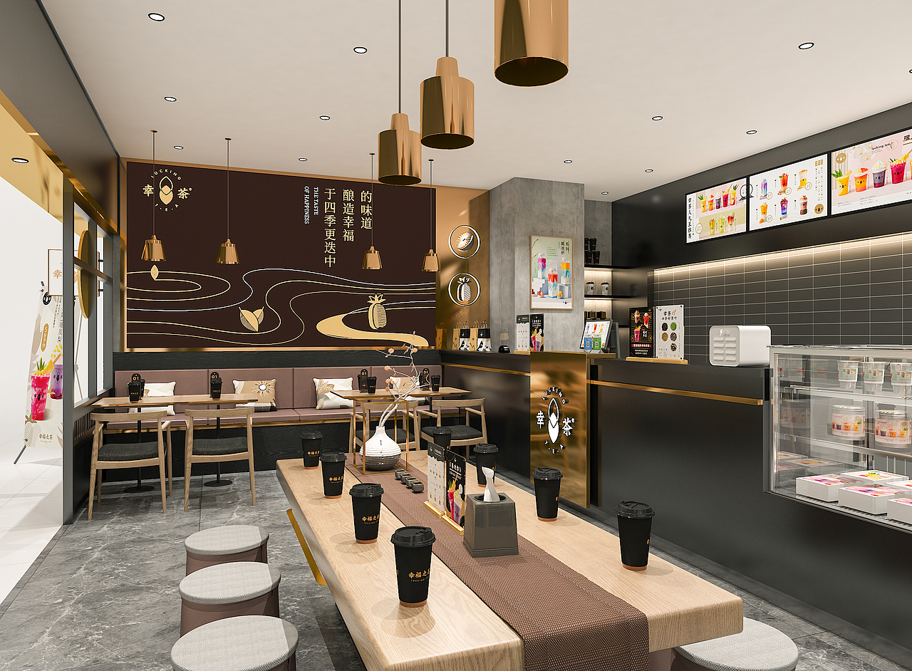 幸茶-餐饮空调设计（图ZMjcwNTg4NTcy） - 酒店餐饮设计 - 站酷设计师白洞设计原创素材 - 站酷ZCOOL