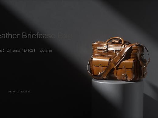 Everett Leather Briefcase Bag
