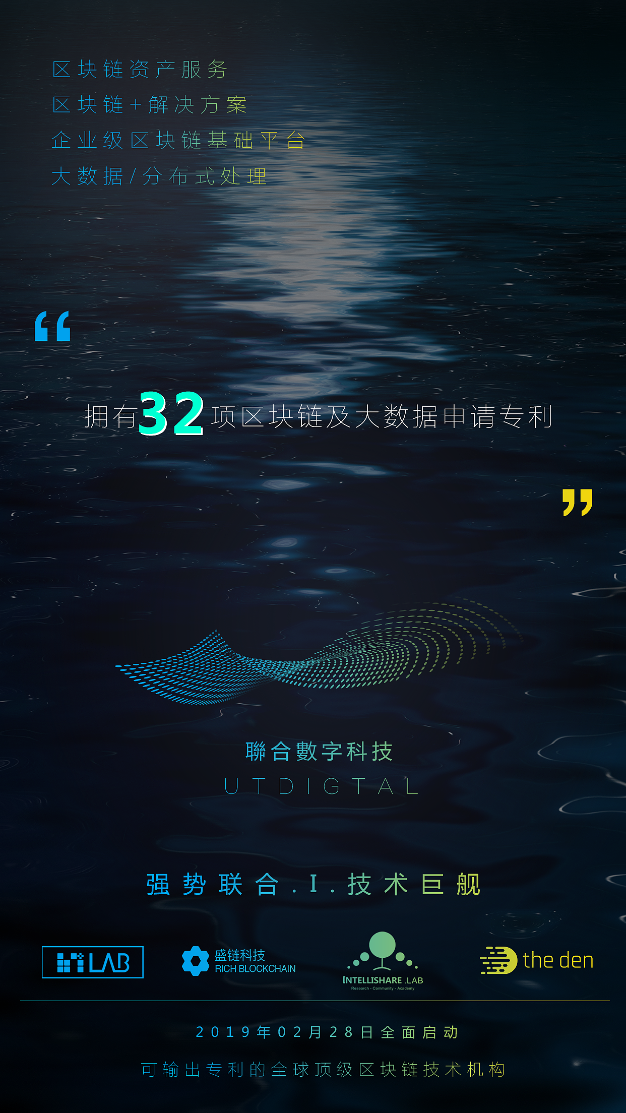 区块链海报设计