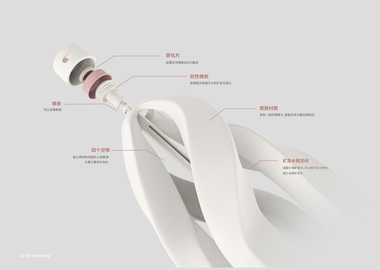 隔间加湿器-工业设计毕业设计