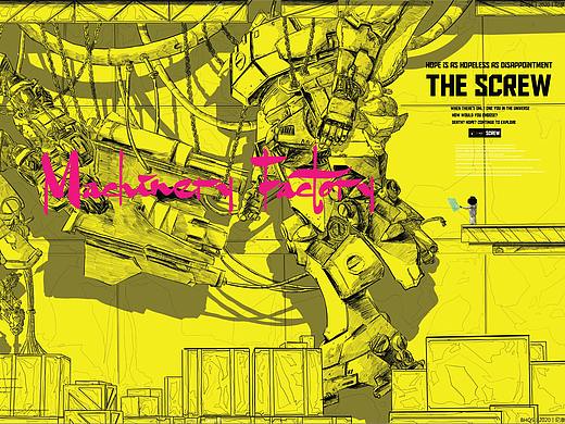 BHQS X SCREW#系列插画作品#THE SCREW