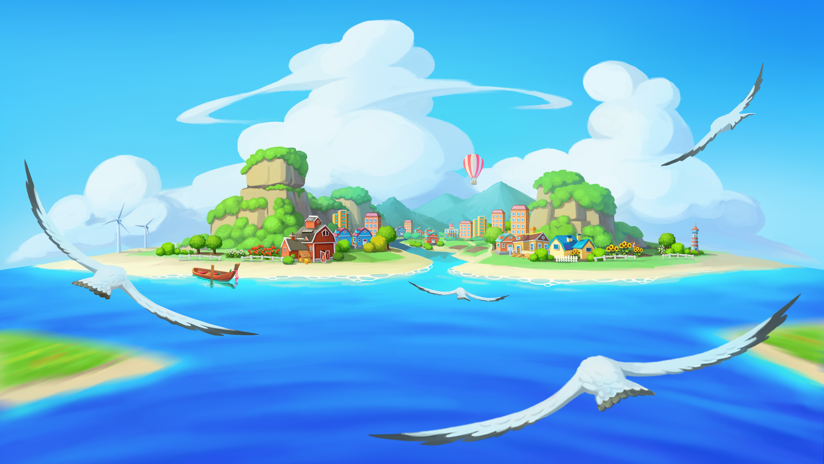 海岛系列|插画|游戏原画|ljkl391391 - 原创作品 - 站酷 (ZCOOL)