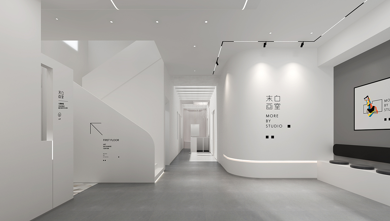 末白画室｜魔戏空间设计案例（图ZMjI3NTIzMTM2） - 其他空间 - 站酷设计师魔戏空间设计原创素材 - 站酷ZCOOL