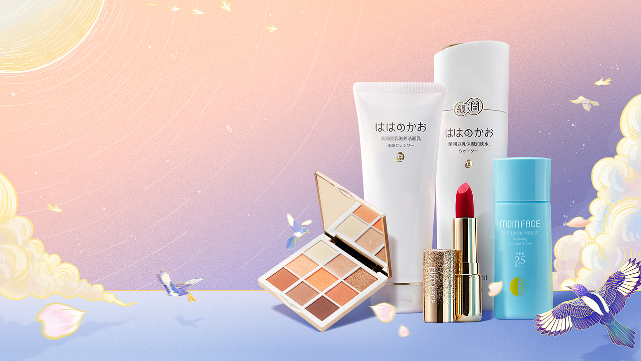 七夕插畫活動海報（圖ZMjIzMjgxMzQ0） - 商業(yè)插畫 - 站酷設(shè)計師Claire插畫原創(chuàng)素材 - 站酷ZCOOL