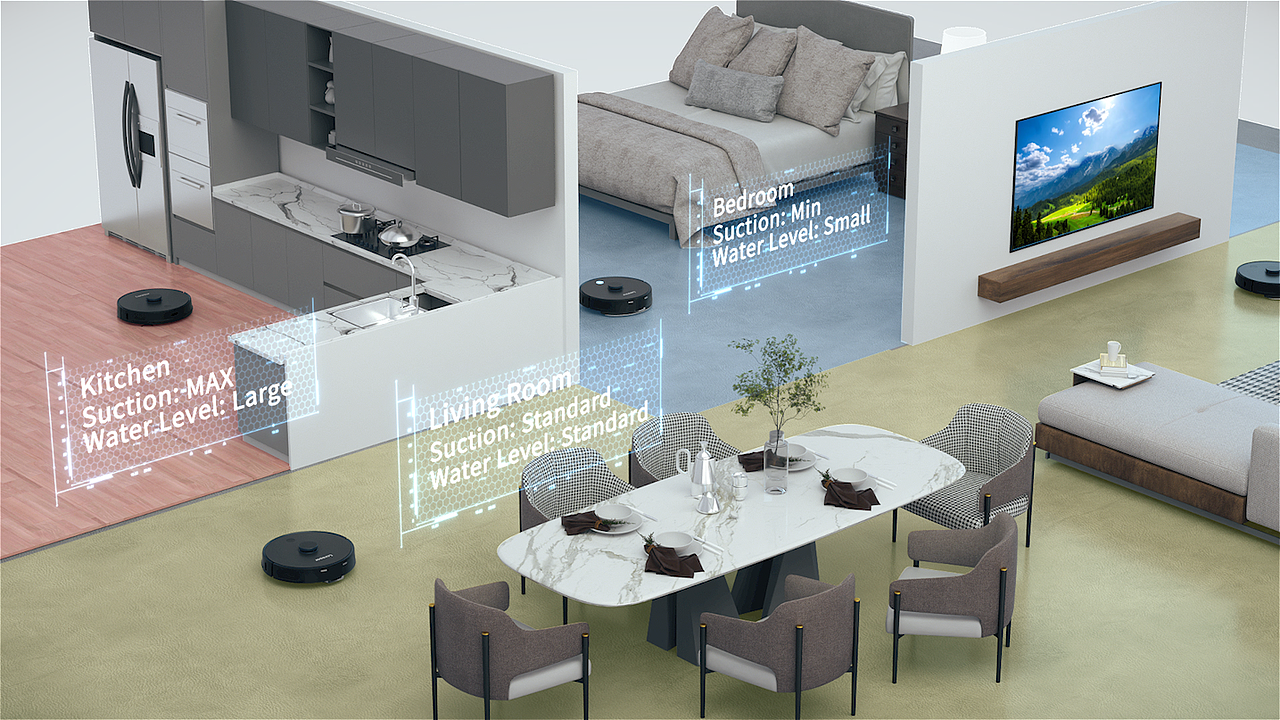 一个扫地机器人