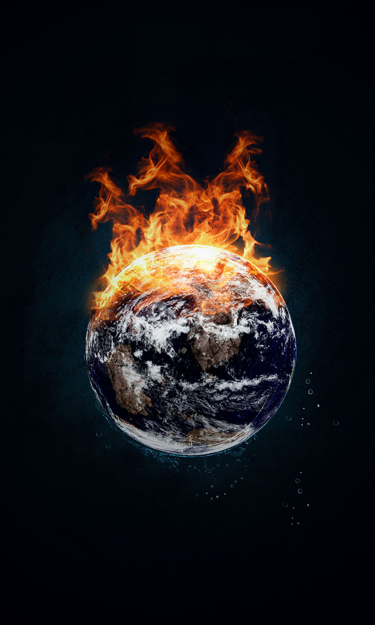 燃烧的地球