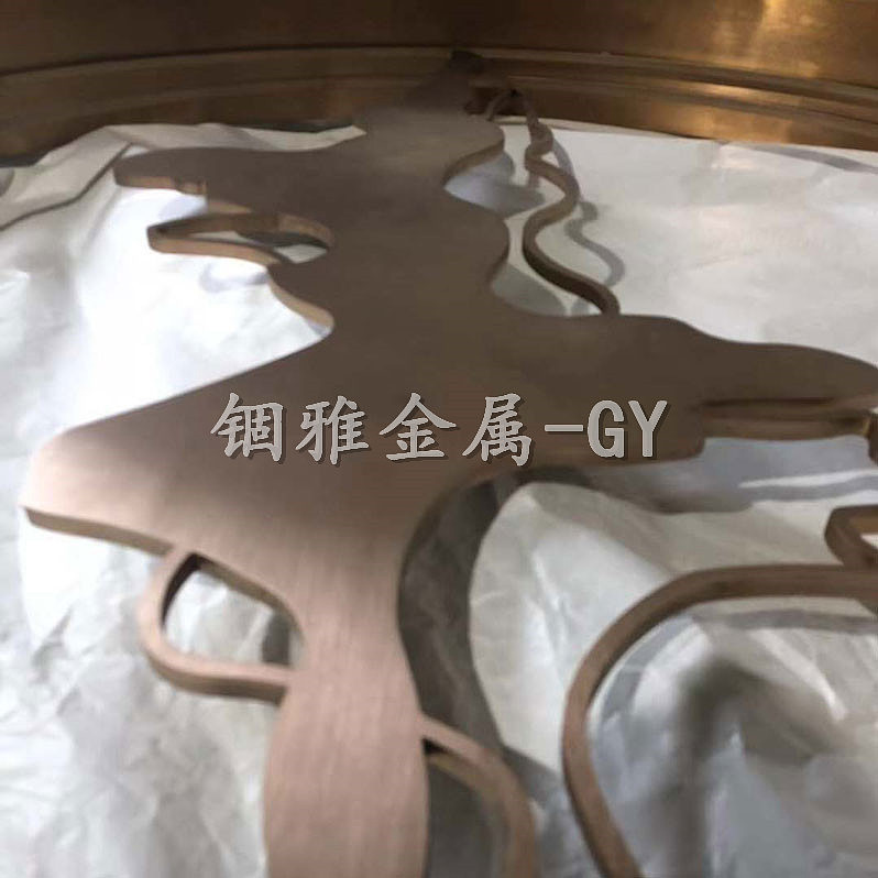 高档复古拉丝红古铜铝艺纯黄铜雕刻屏风壁画装饰墙