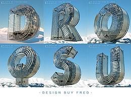 C4D-字母练习（凛冬将至~）