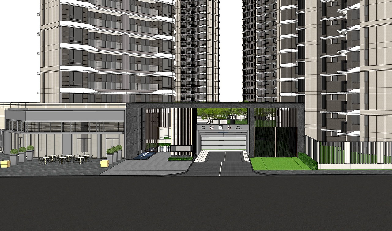 中海天府里大区景观SU模型下载（图ZMjY4NzU5MzE2） - 景观设计 - 站酷设计师素模网原创素材 - 站酷ZCOOL