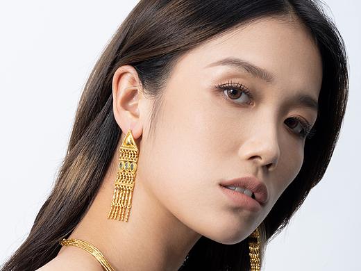 JCJ时装珠宝艺术派系列模特拍摄