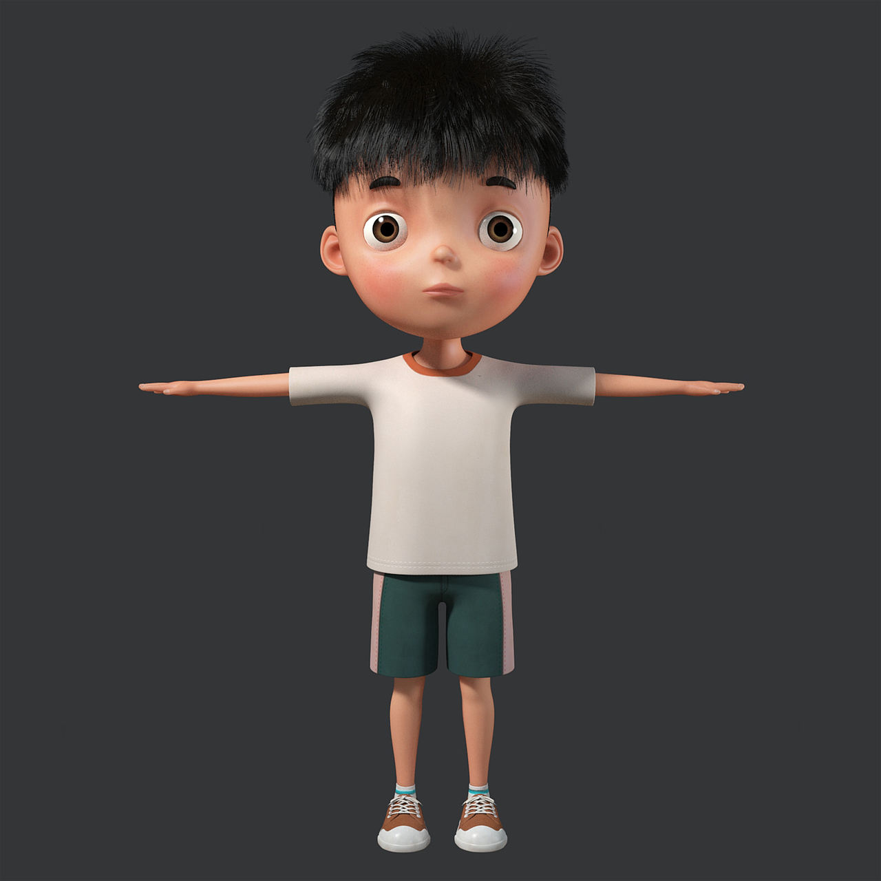 三维动画人物 小孩子