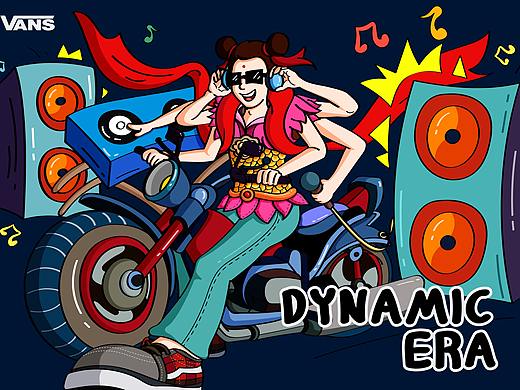 创意海报-动感时代（个人主页-ZNDA5MzQ3ODg=） - 商业插画 - 站酷设计师炎墨工坊原创素材 - 站酷ZCOOL