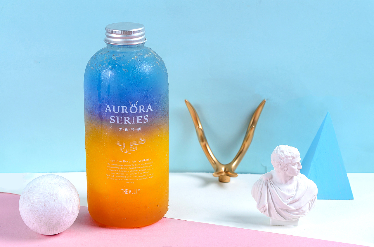 鹿角巷极光系列 色彩系奶茶美食拍摄（图ZMTI0MTEyNzk2） - 产品摄影 - 站酷设计师小小兽美食摄影原创素材 - 站酷ZCOOL