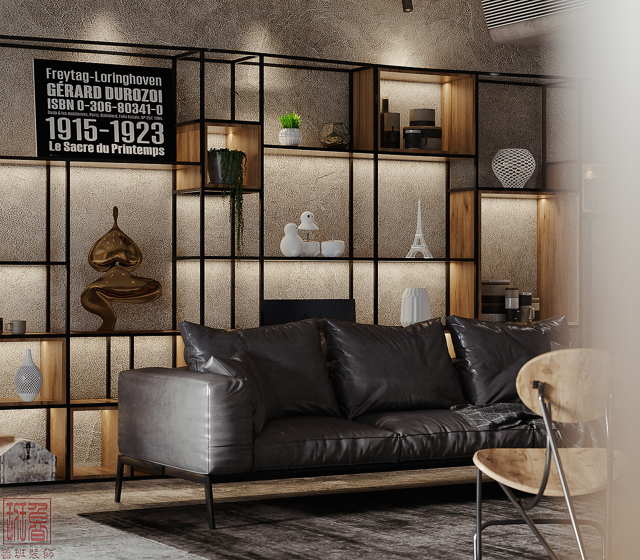 潘多磨-工业风呈现（图ZMjMxMjE2NTgw） - 家装设计 - 站酷设计师金该效果图官方账原创素材 - 站酷ZCOOL