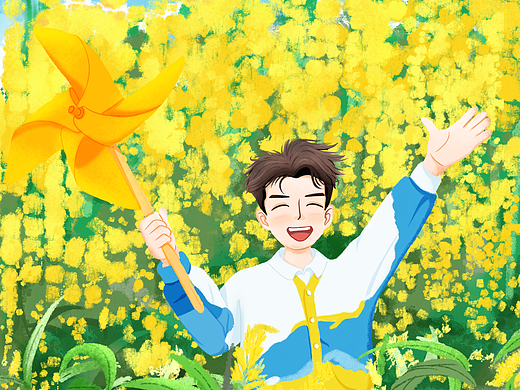 杂志读物插图