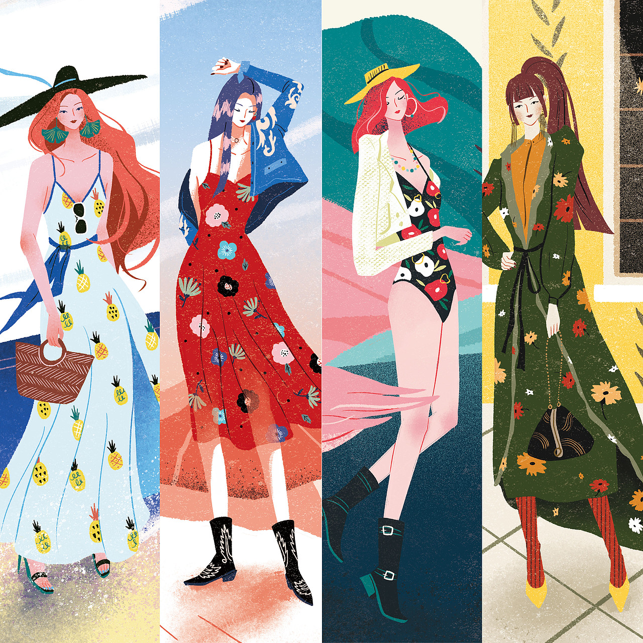 时尚插画×昕薇杂志