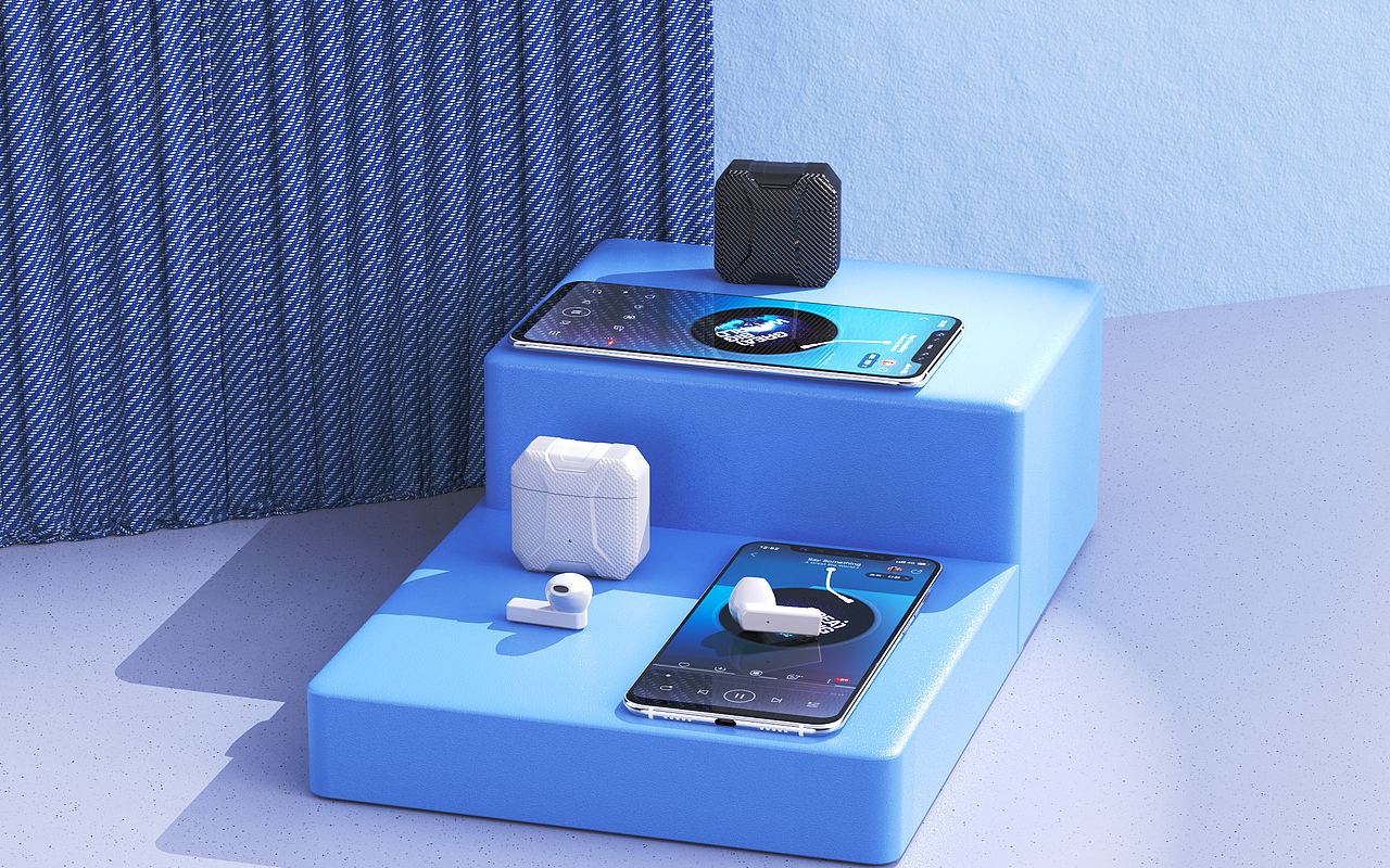 蓝牙耳机K11-渲染表现