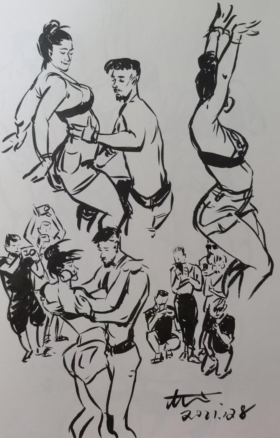 近日速写（图ZMjgxNDkwNTQw） - 绘画 - 站酷设计师张晓睿原创素材 - 站酷ZCOOL