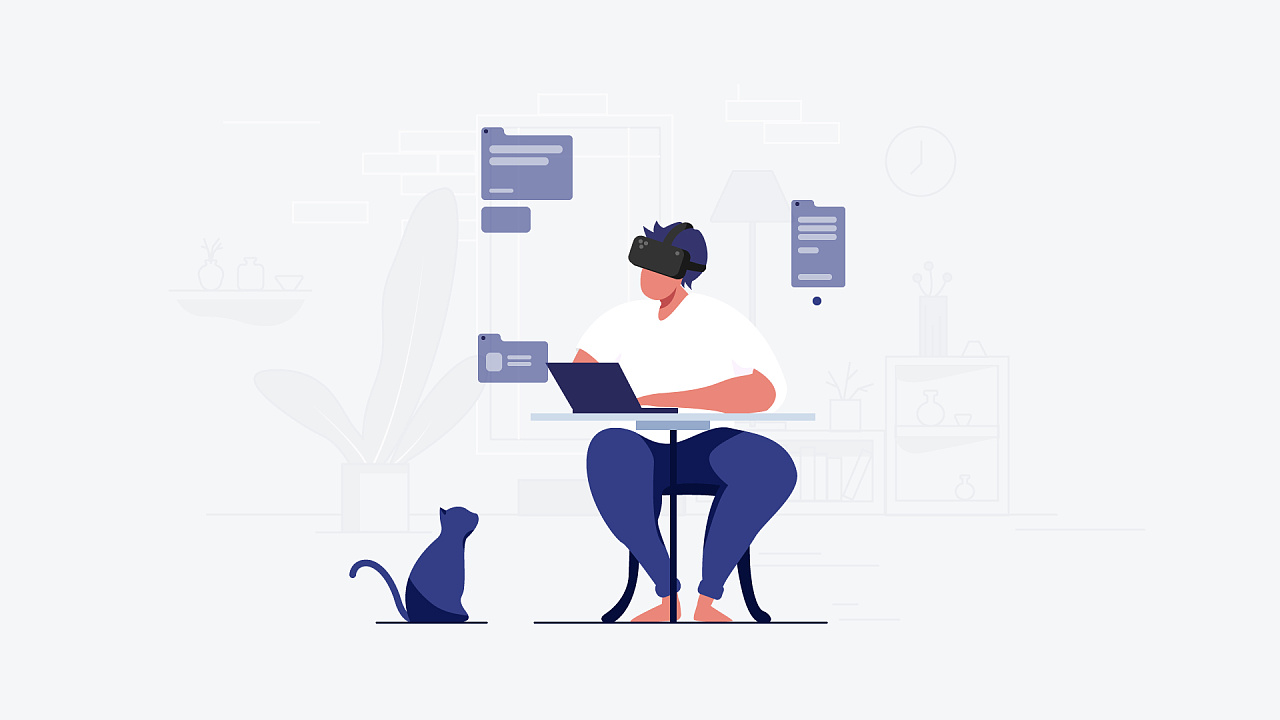 「作品」ui插画作品