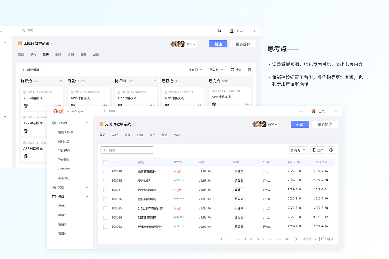 B端产品-TAPD重设计