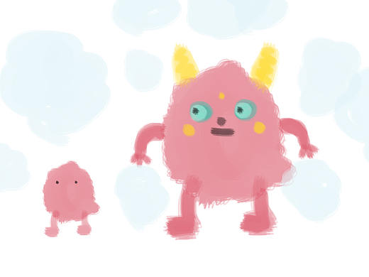 浴室小鬼（个人主页-ZMzEyNzE5MTY=） - 儿童插画 - 站酷设计师留小么原创素材 - 站酷ZCOOL