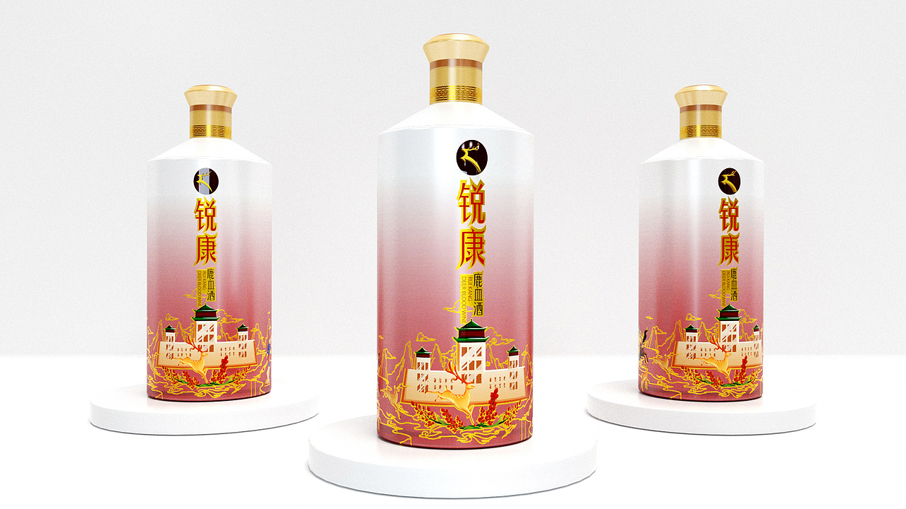 白酒包裝（圖ZMjYwMDg0MTEy） - 包裝 - 站酷設計師雨閃閃美學設計原創(chuàng)素材 - 站酷ZCOOL