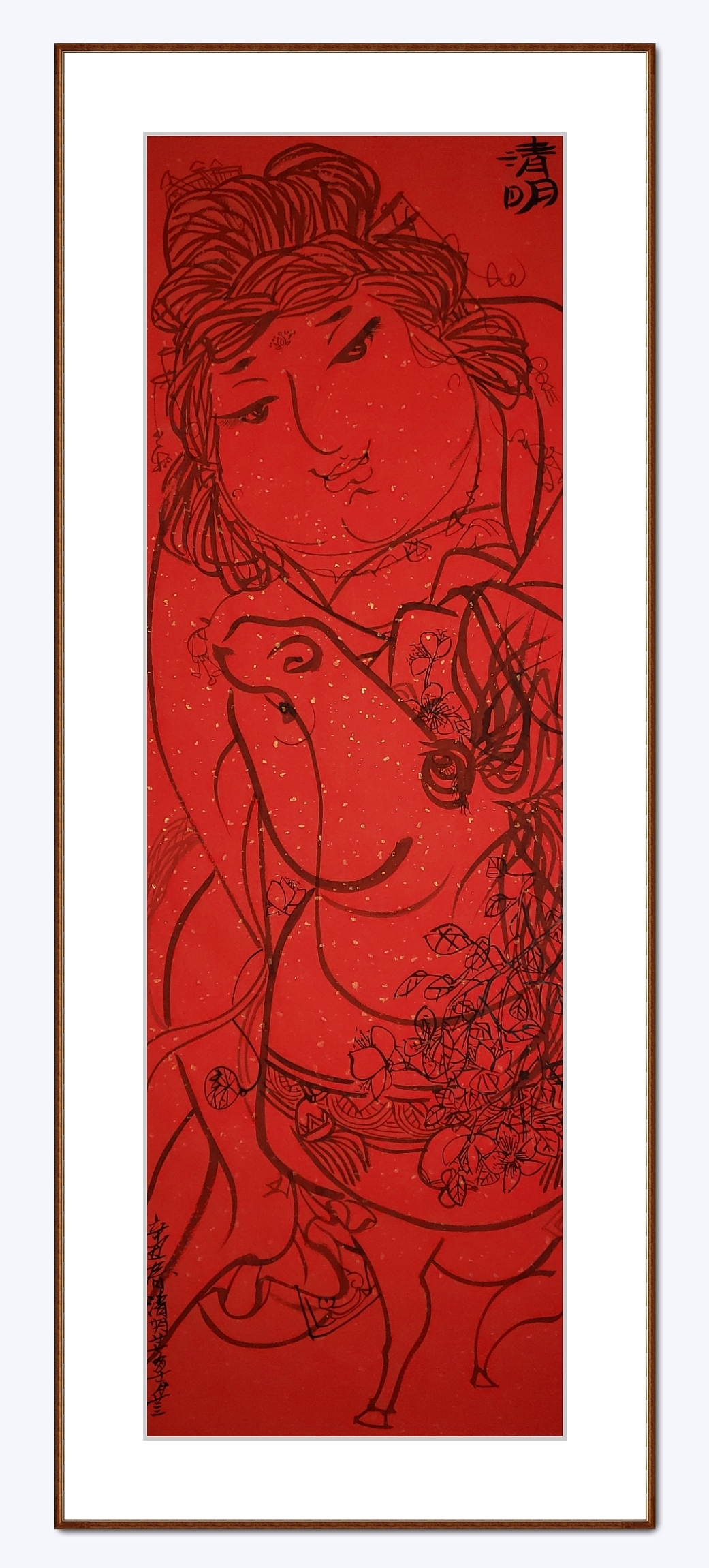 【清明】国画线艺插画（图ZMjQ5ODgxMDky） - 实验艺术 - 站酷设计师润仁原创素材 - 站酷ZCOOL