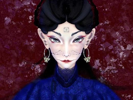 三星堆面具拟人创作