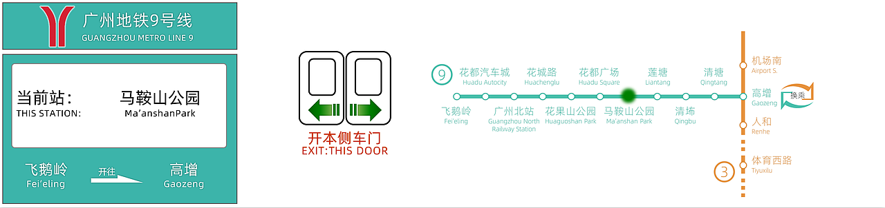 还原广州地铁9号线LCD(马鞍山公园-莲塘段)（图ZMTY0NTk0NDAw） - 其他UI - 站酷设计师Frost_ZX原创素材 - 站酷ZCOOL