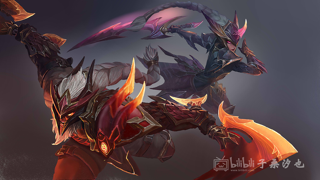 英雄联盟屠龙勇士奥拉夫戴安娜