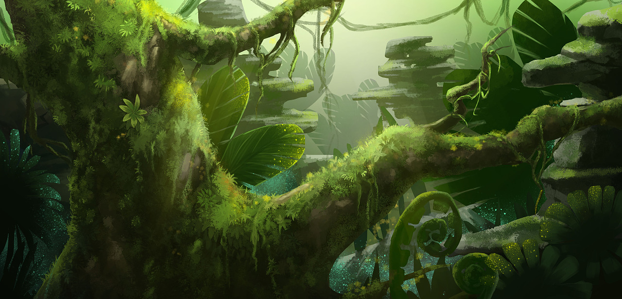   做了森林的场景练习