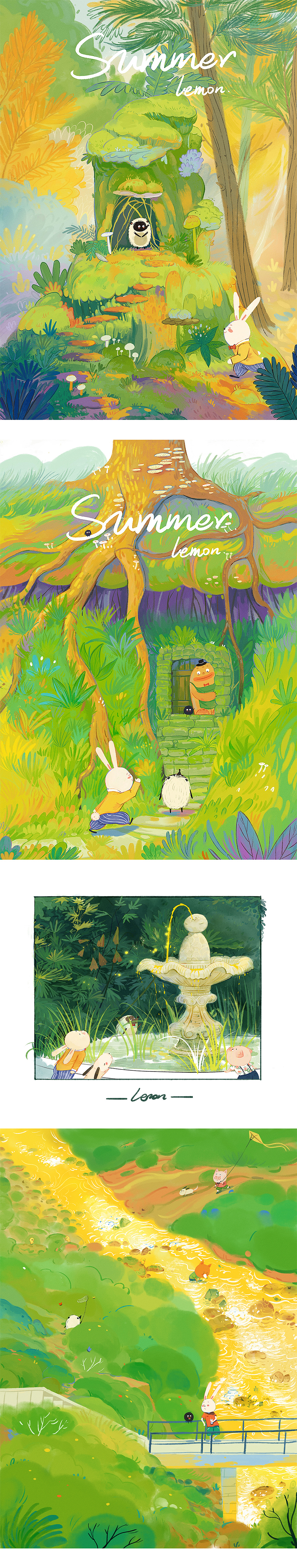 2021年插画汇总（图ZMjgzNDk5MDky） - 商业插画 - 站酷设计师插画师柠檬原创素材 - 站酷ZCOOL