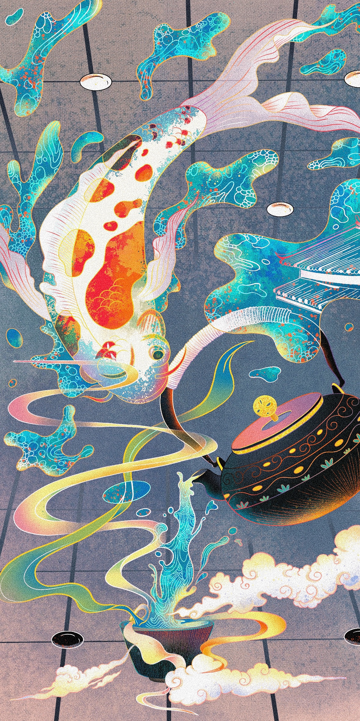 插畫設(shè)計(jì)分享｜安居高枕念康寧(住)（圖ZMzYxMTY3NTA0） - 藝術(shù)插畫 - 站酷設(shè)計(jì)師嗷唔哩玲子吖原創(chuàng)素材 - 站酷ZCOOL