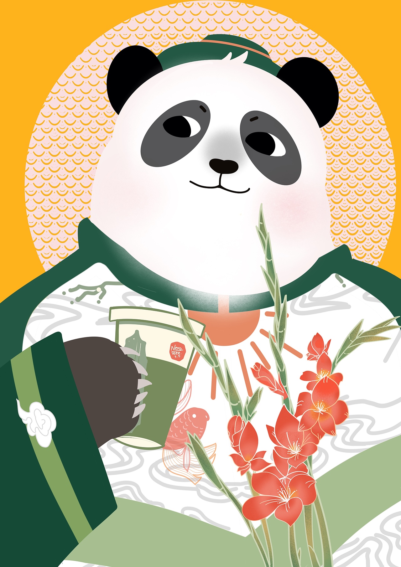 紳士們的下午時(shí)光（圖ZMzAwMDM2MjY4） - 商業(yè)插畫(huà) - 站酷設(shè)計(jì)師LIIIIING原創(chuàng)素材 - 站酷ZCOOL