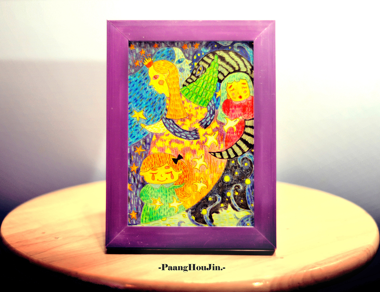 《异度空间》彩铅插画