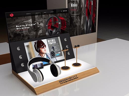 数码音频产品体验式展具