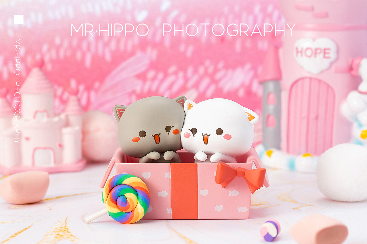 潮玩盲盒摄影【蜜桃猫2代·让爱先行】（图ZMjM4ODI0MzM2） - 产品摄影 - 站酷设计师河马先生摄影原创素材 - 站酷ZCOOL