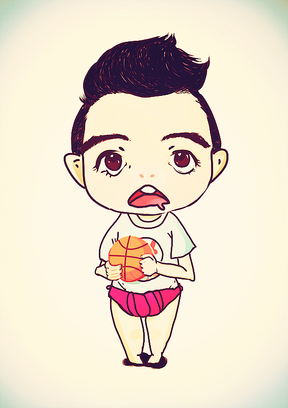 酷酷的你怎么不笑呢？（图ZNzA1MDcwMA==） - 商业插画 - 站酷设计师小小梁同学原创素材 - 站酷ZCOOL