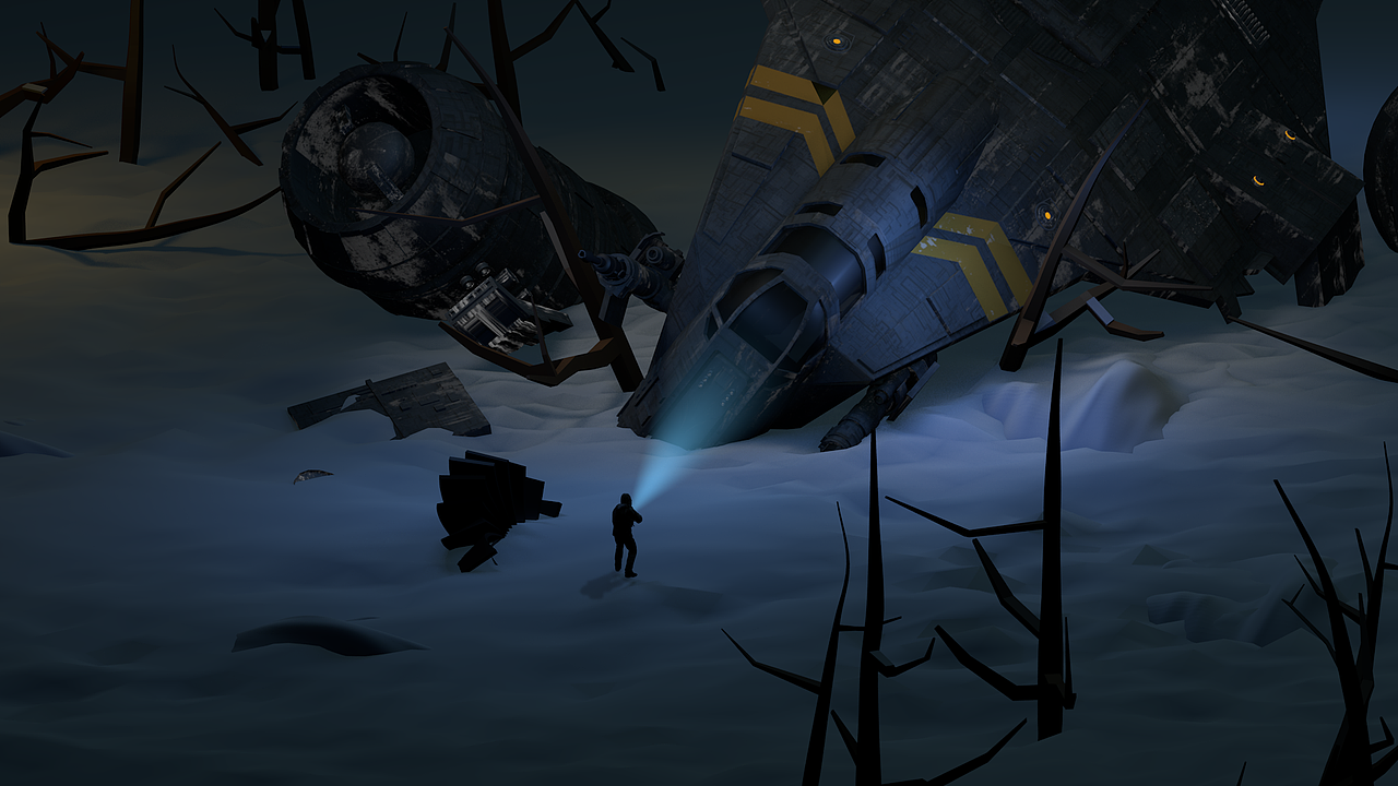 曼达洛人的剃刀冠号坠毁现场