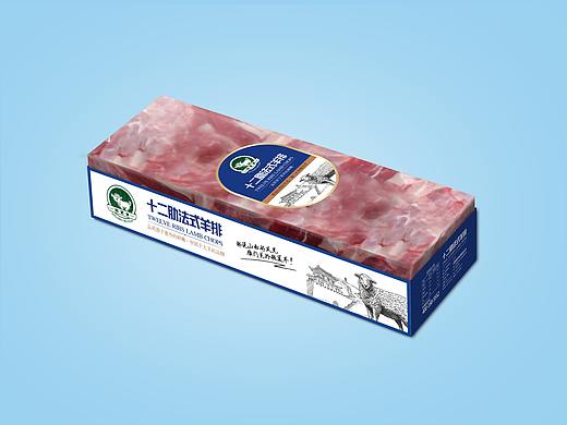 朔美羊、羊肉砖标签、包装