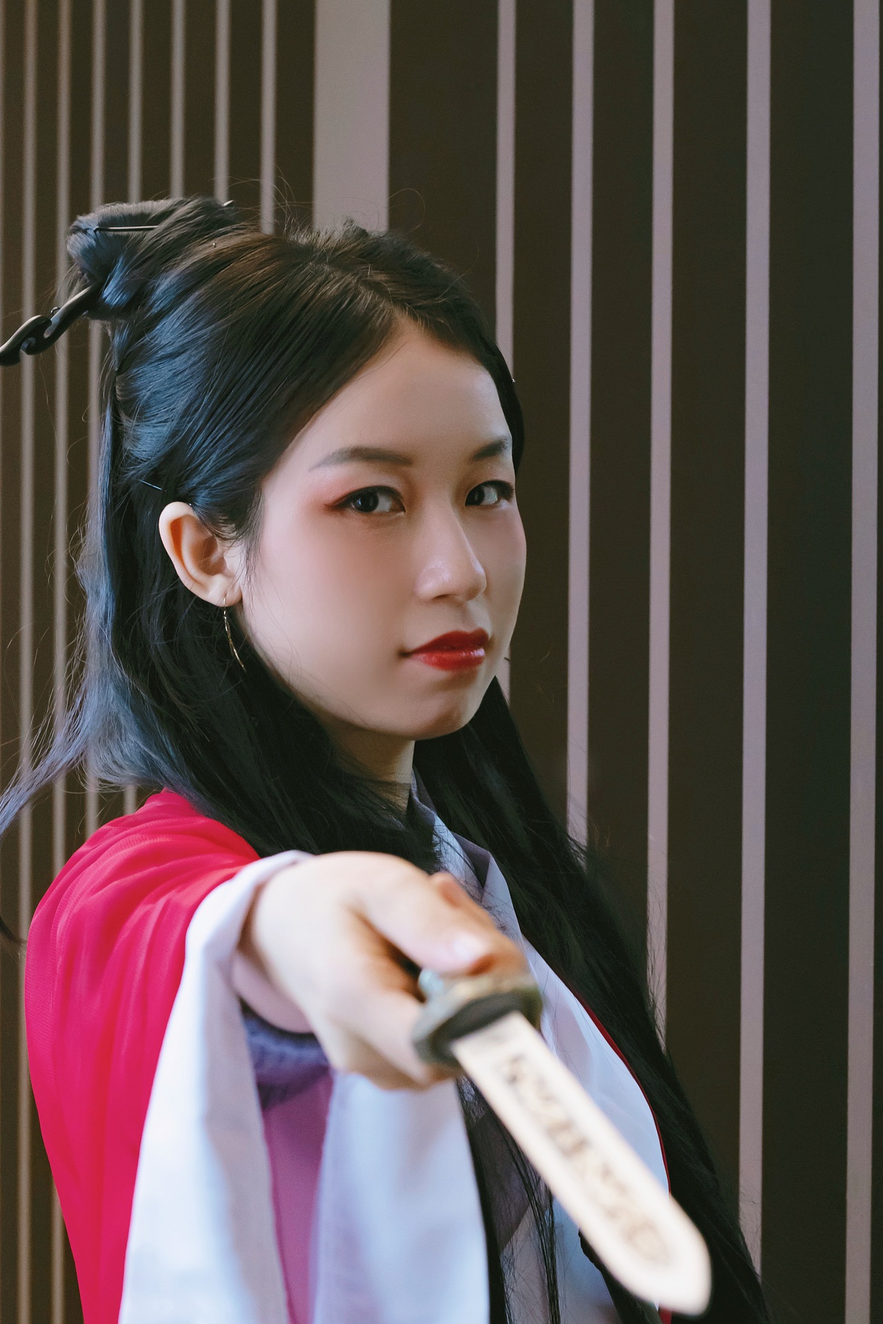 古风侠女户外写真